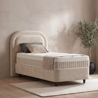 1 Persoons Boxspring met opbergruimte Lenno