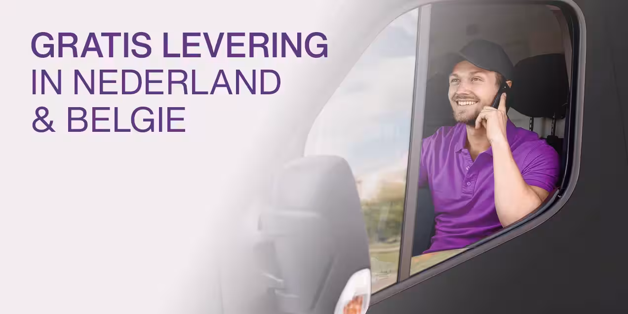 Gratis levering in Nederland en België voor bedden en matrassen